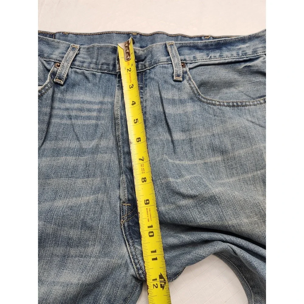 Levis 501 Jeans Mens 38x32 Blue Medium Wash‎ Straight Leg Button Fly Denim Pants